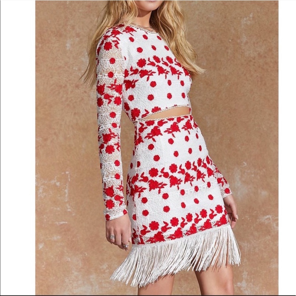 Nasty Gal Fringe Western Dress